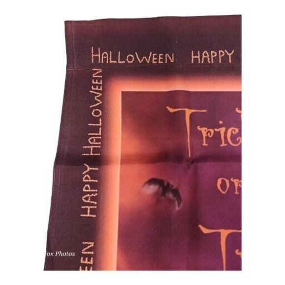 Halloween Jack-O-Lantern 27x37 Garden Flag Yard Banner Trick Treat Witches Decor - Picture 3 of 6